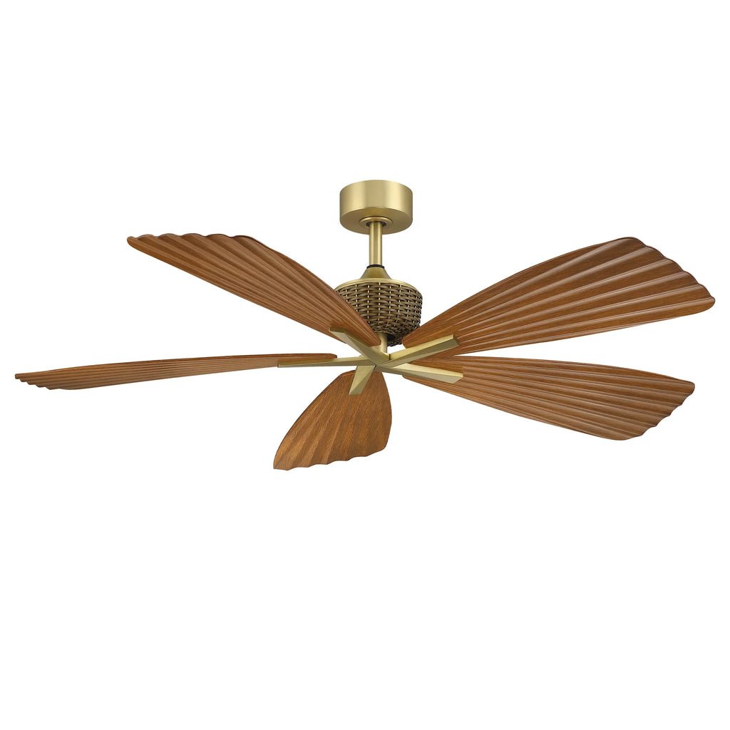 56 Porter Soft Brass Ip66 Outdoor Downrod Mount Ceiling Fan product photo from Parrotuncle