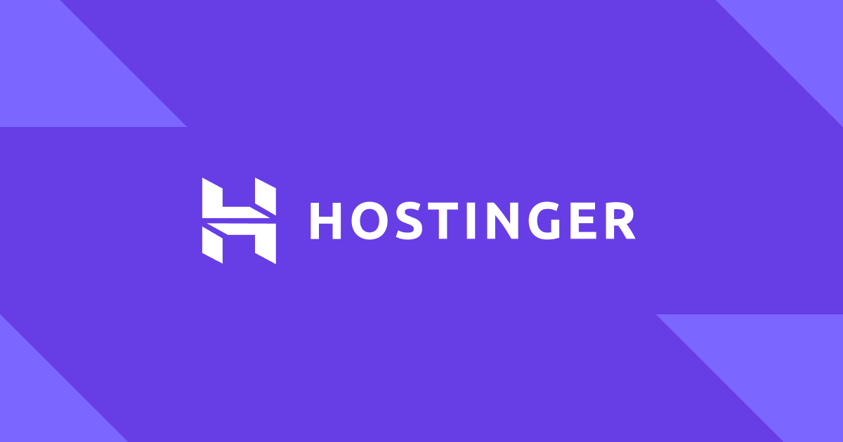 Web hosting product photo from Hostinger