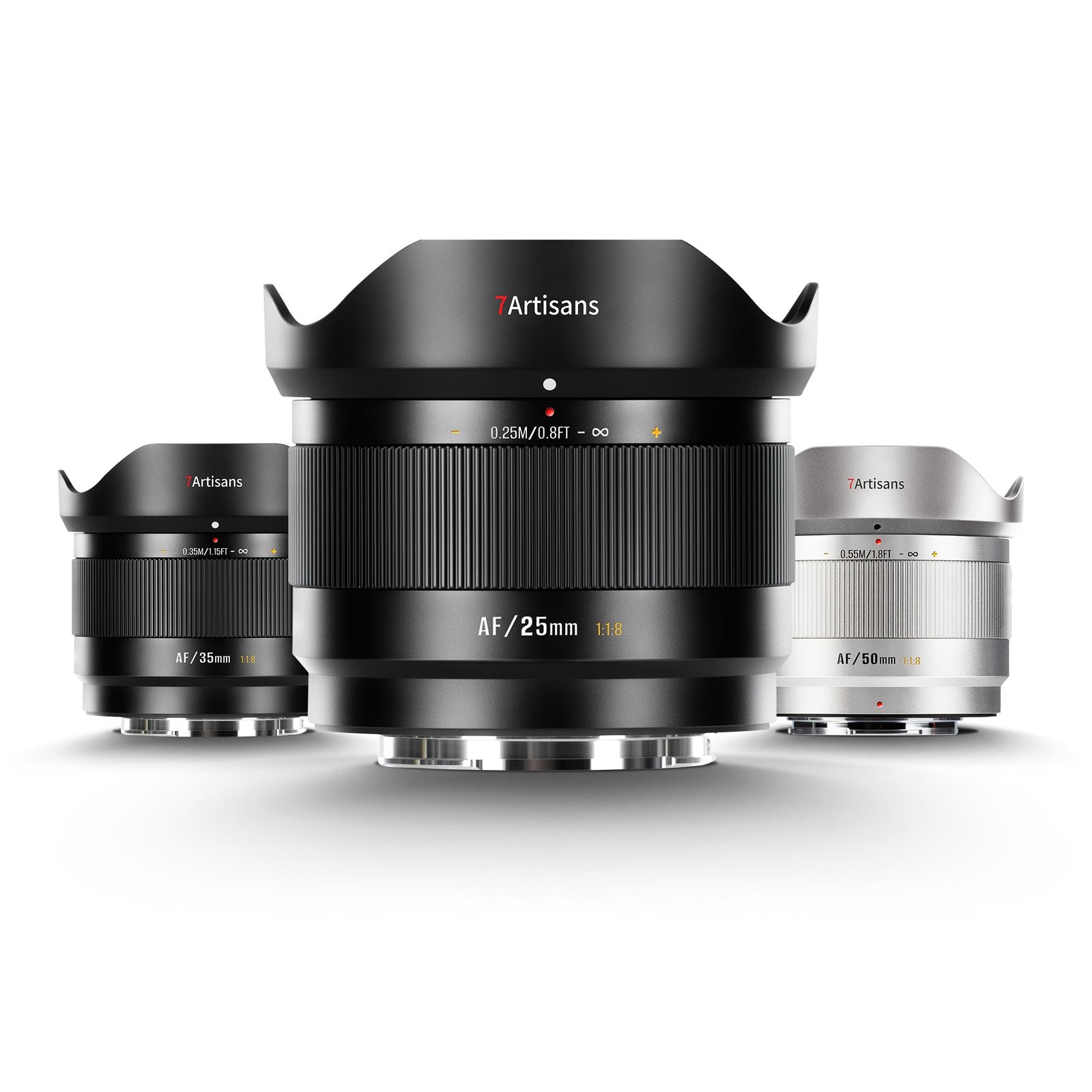 AF 25/35/50mm F1.8 APS-C product photo from 7artisans